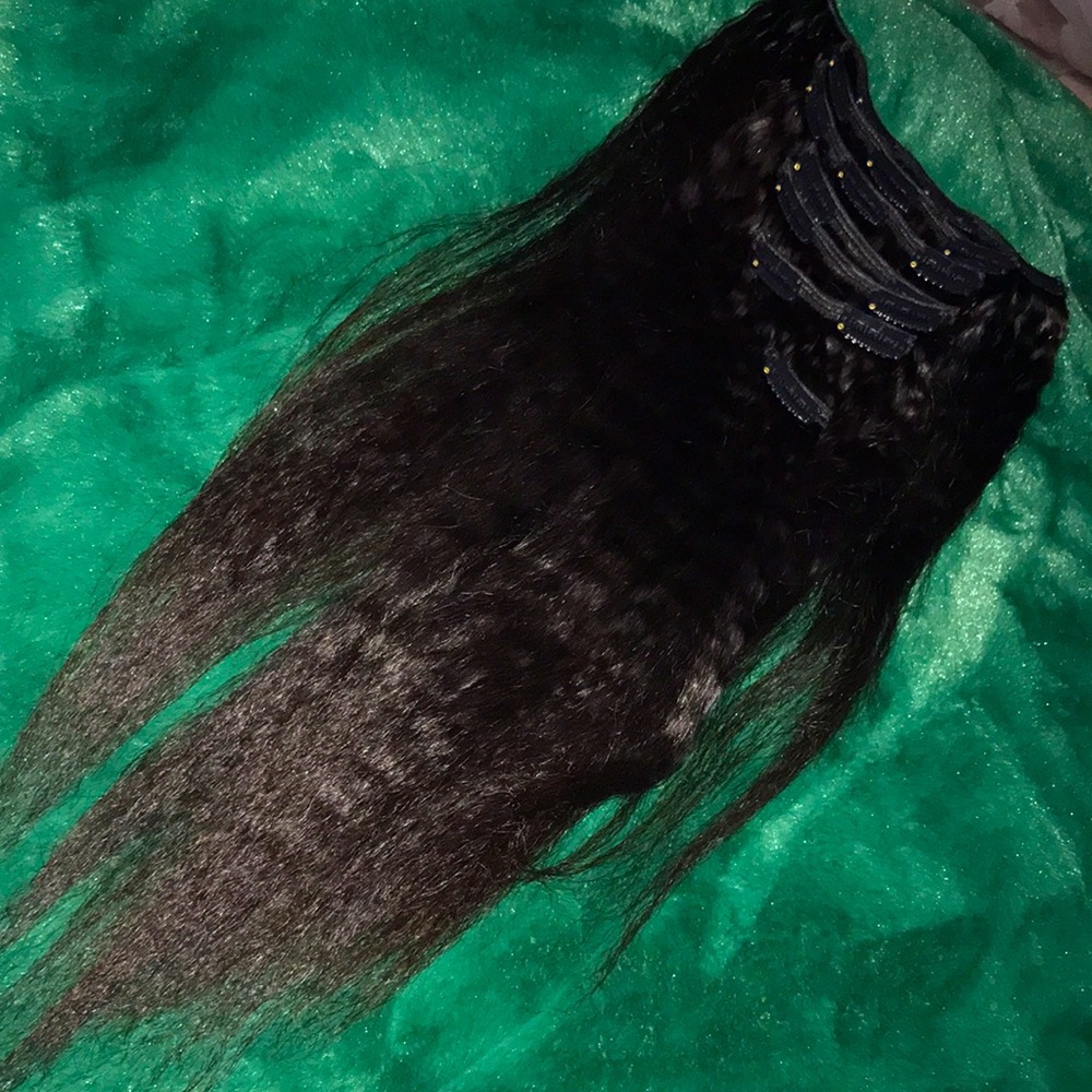 100%Human hair extensions 18”